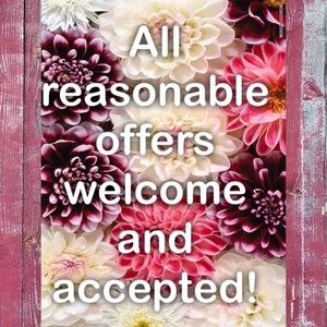 🌸🌺 OFFERS WELCOME! 🌺🌸